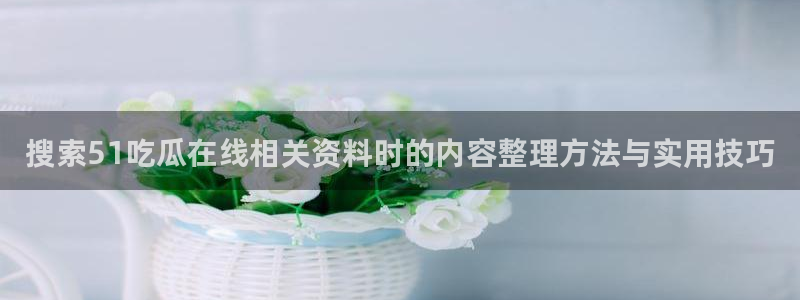 51吃瓜网轻量版